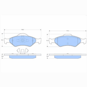 Δισκόφρενα ZTEC+ για Ford,Mazda